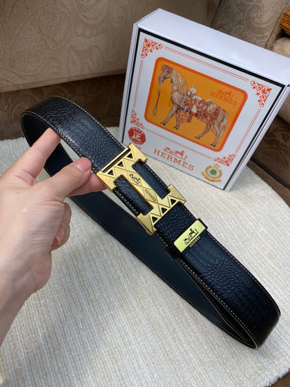 Hermes cowhide belt