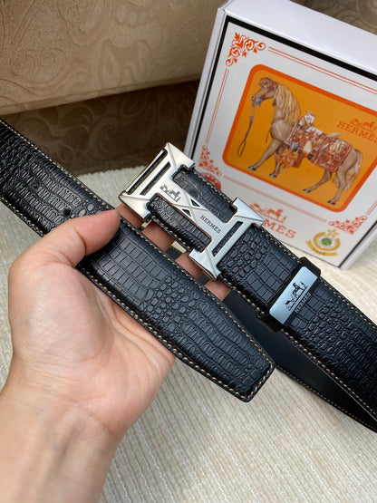 Hermes cowhide belt