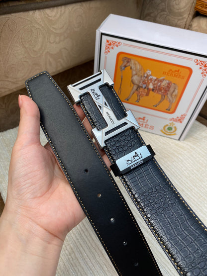 Hermes cowhide belt