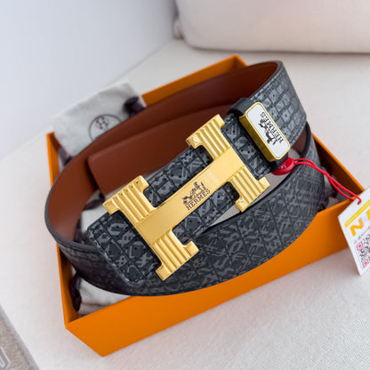 Hermes ✈️ Belt, belt, original sheet p160