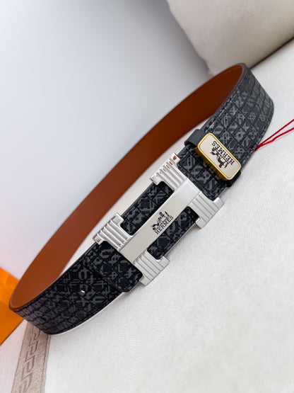 Hermes ✈️ Belt, belt, original sheet p160