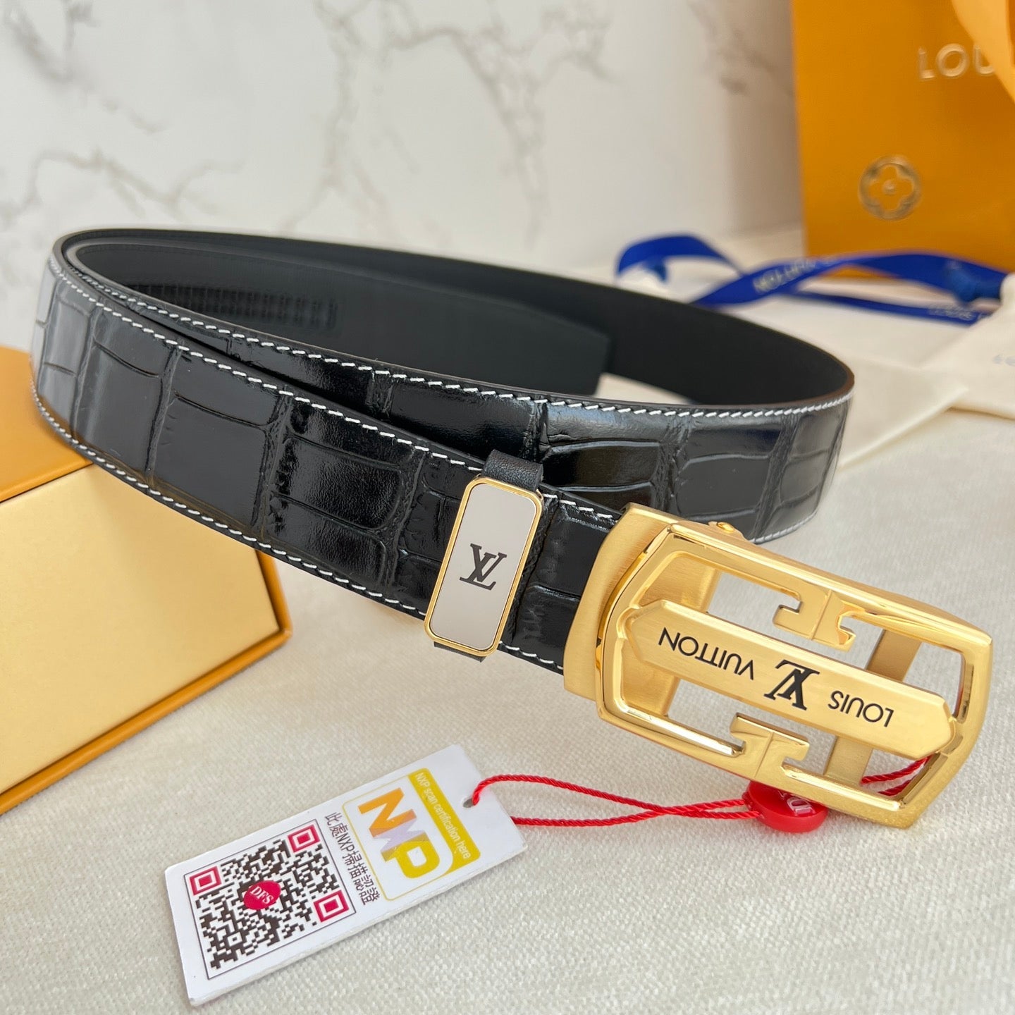 Louis Vuitton Belt ✈️ Original automatic belt P170