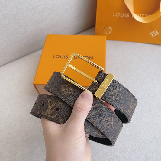 LV canvas belt