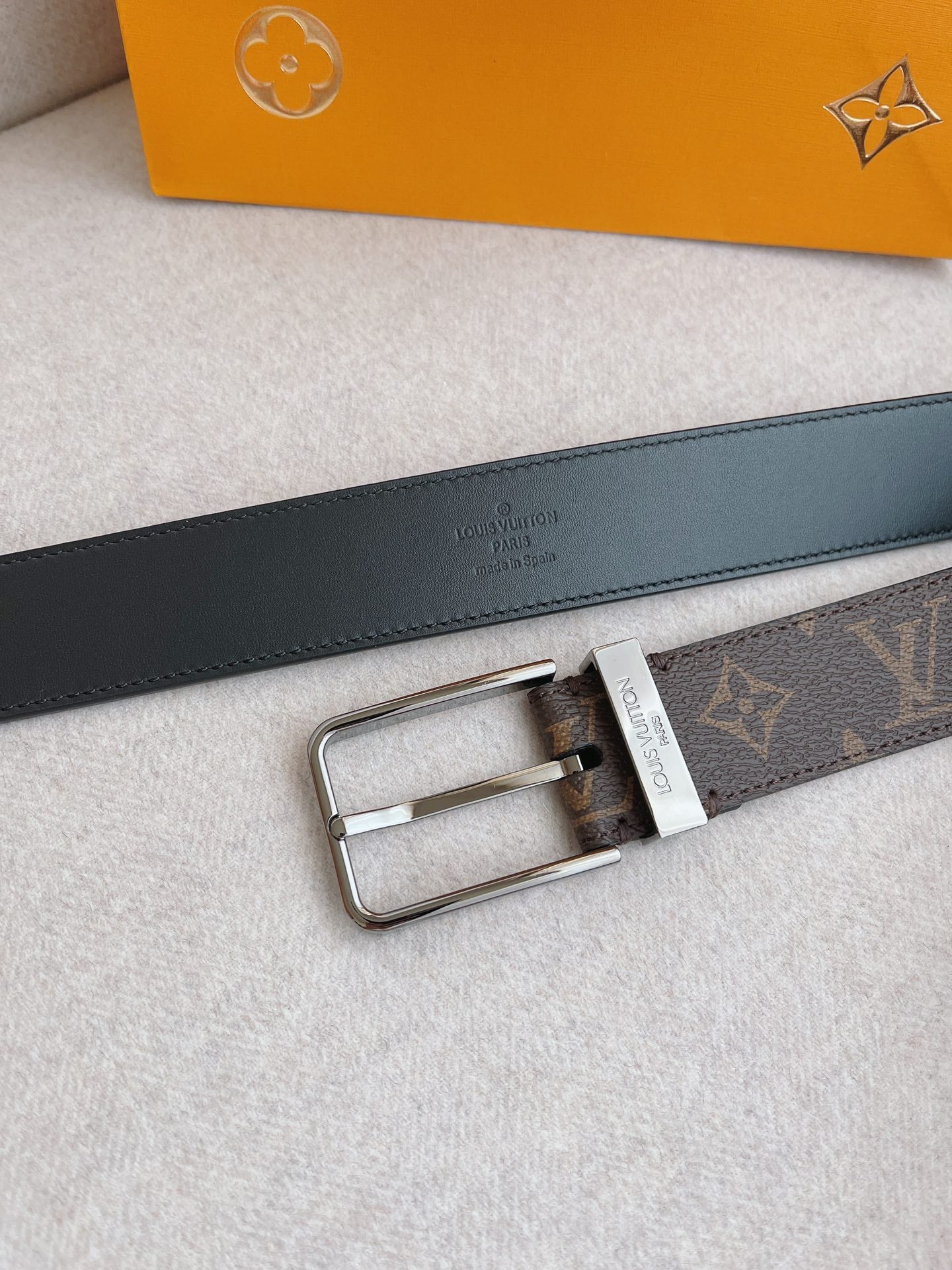 LV brand new canvas belt