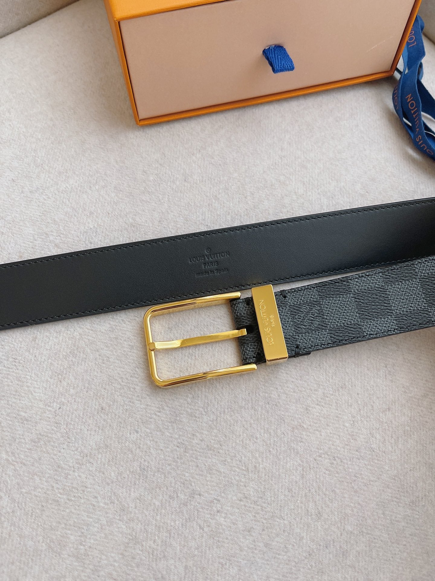 LV brand new canvas belt