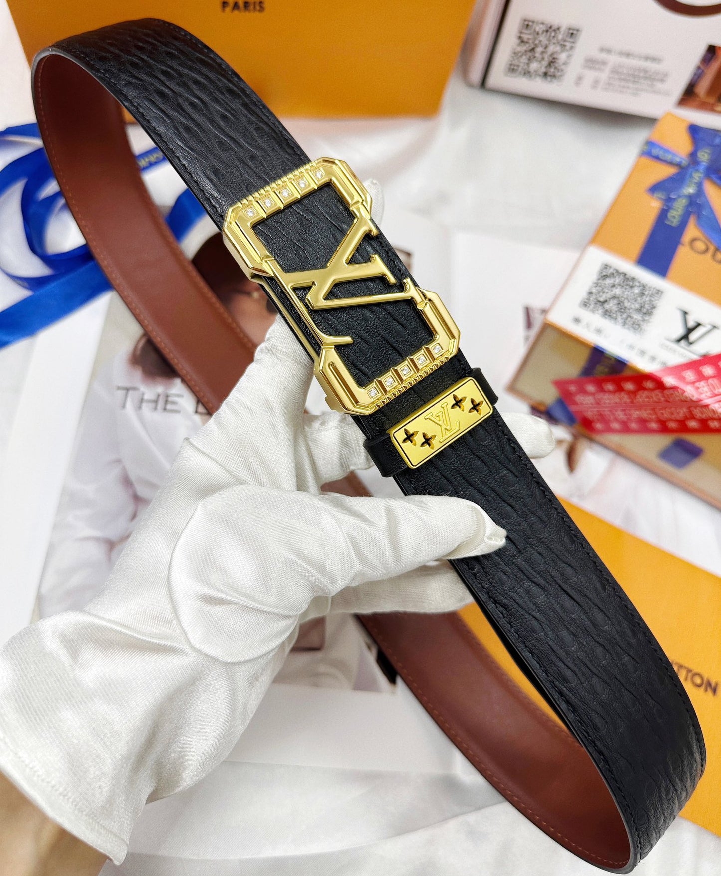 💯 Belt: LV... Louis Vuitton ️ ✈️ Top tier replica P180