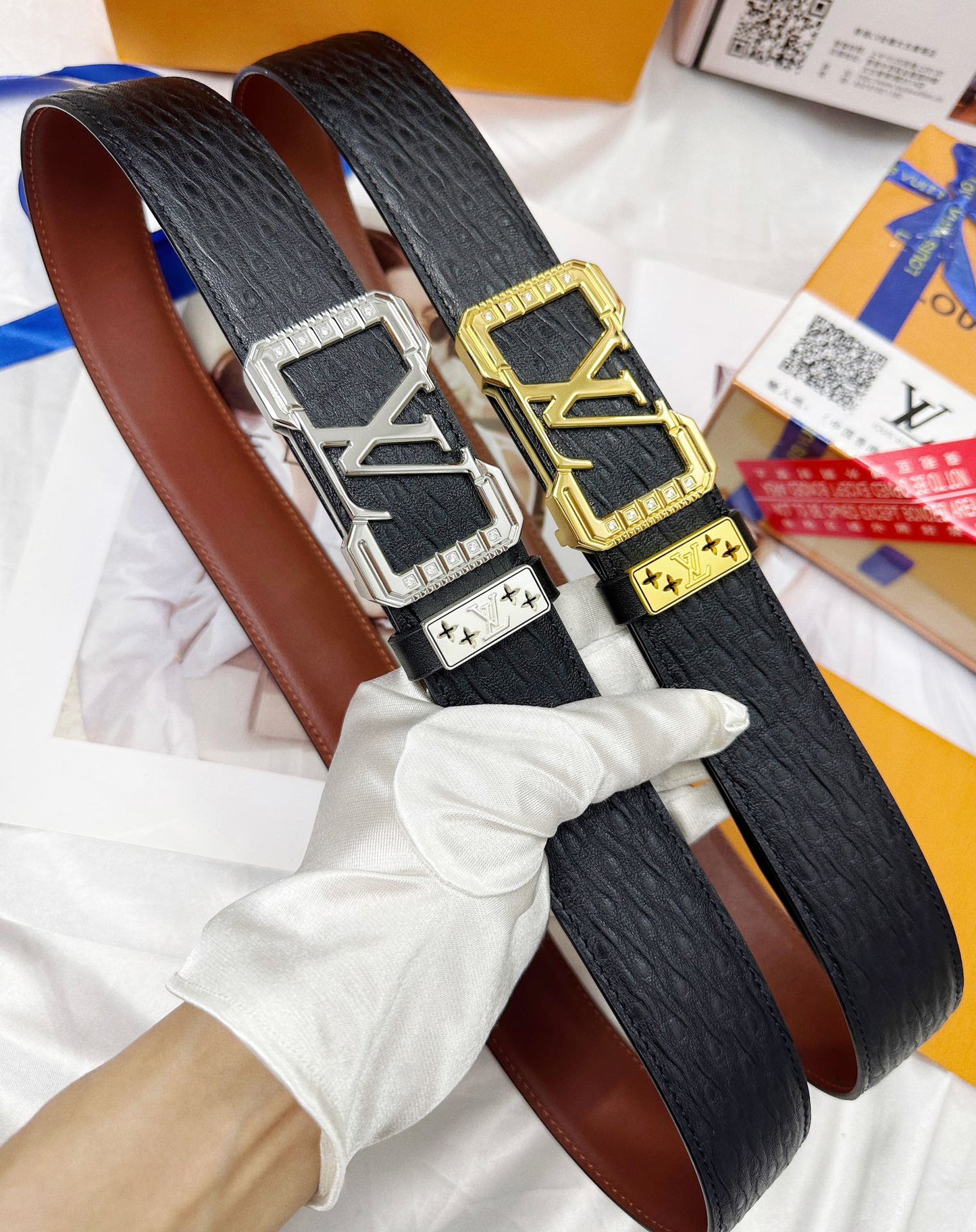 💯 Belt: LV... Louis Vuitton ️ ✈️ Top tier replica P180