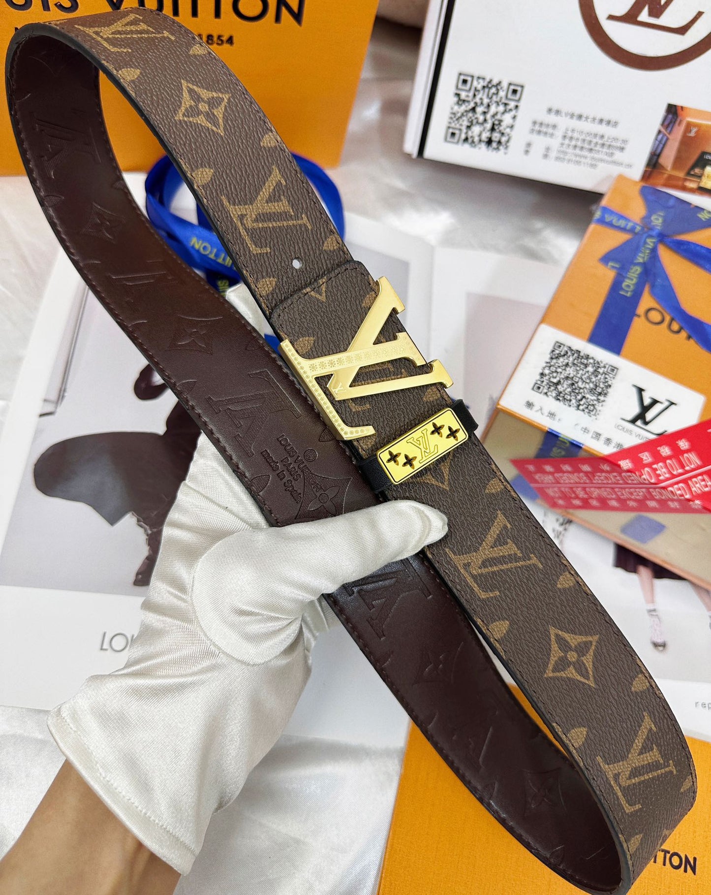 💯 Belt: LV... Louis Vuitton ️ ✈️ Top level replica - P140