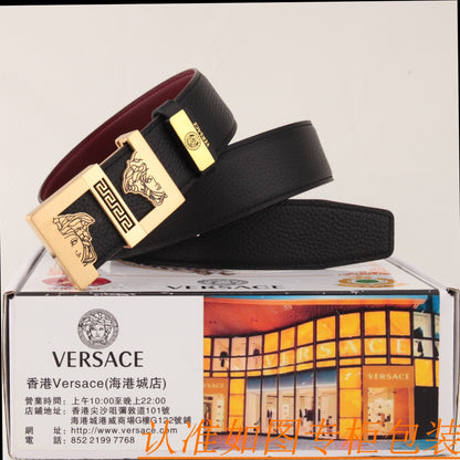 Versace 💕 Original single cowhide belt · P160