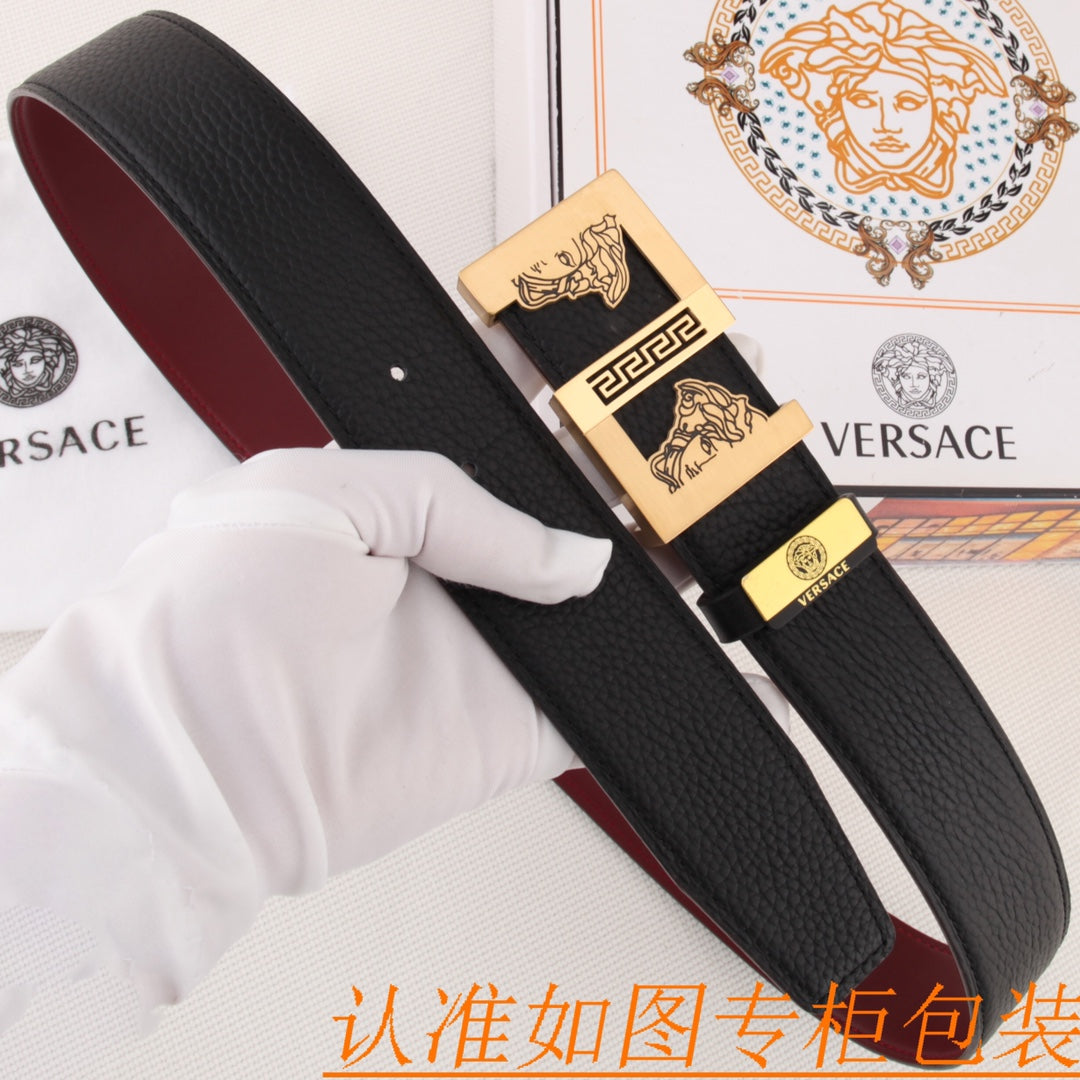 Versace 💕 Original single cowhide belt · P160