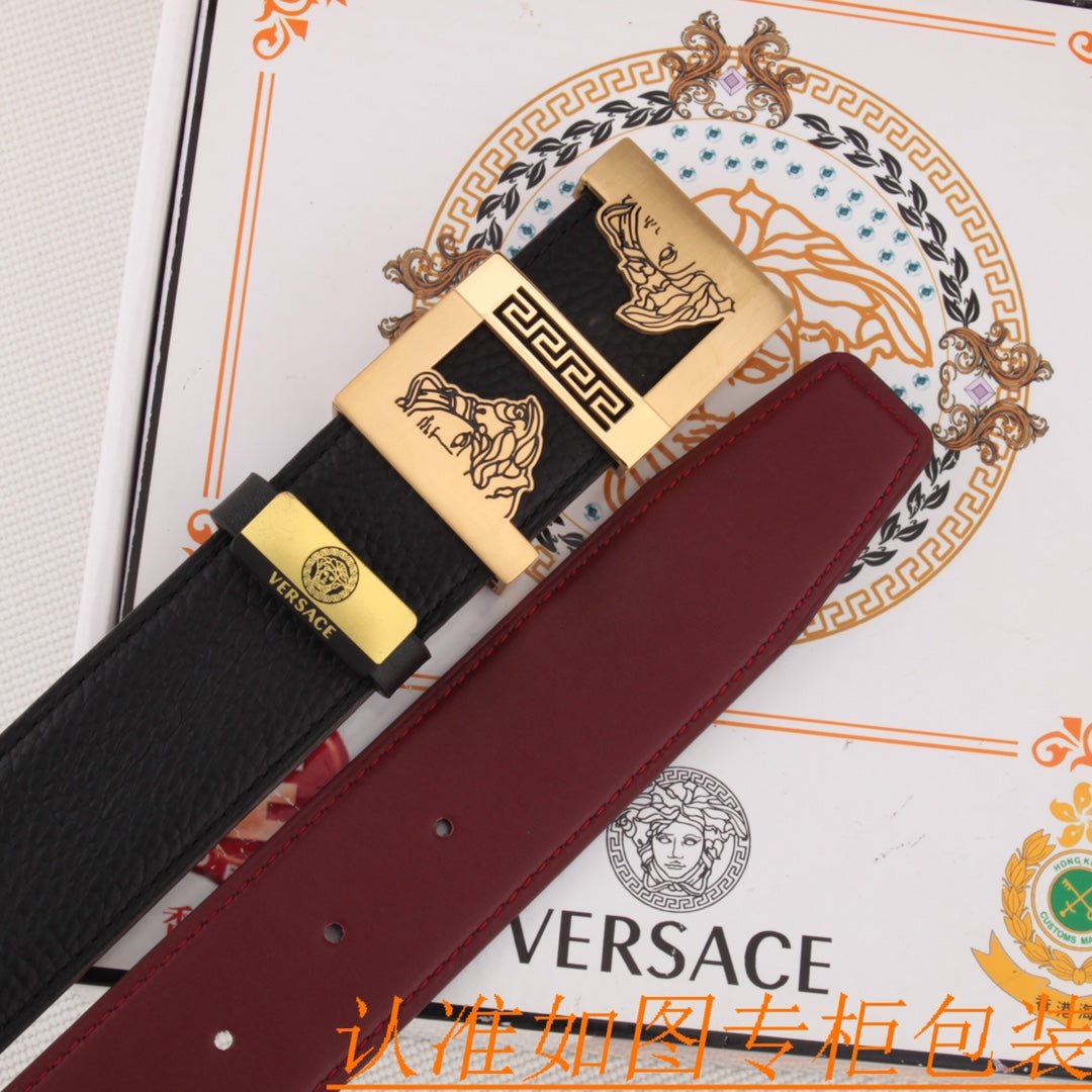 Versace 💕 Original single cowhide belt · P160