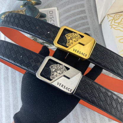 Versace leather belt P150