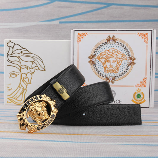 Versace 💕Head layer cowhide belt-P160