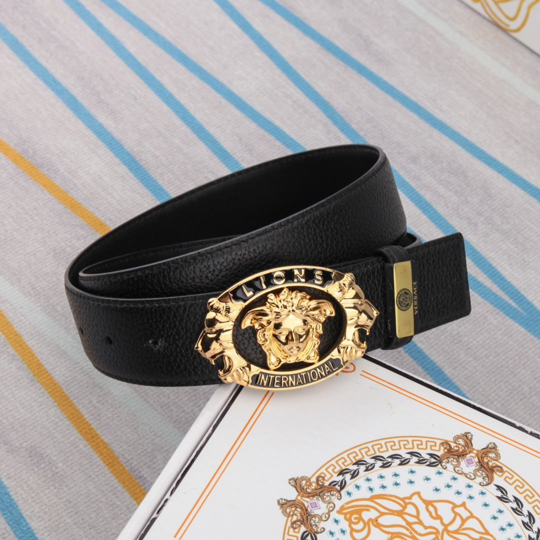 Versace 💕Head layer cowhide belt-P160