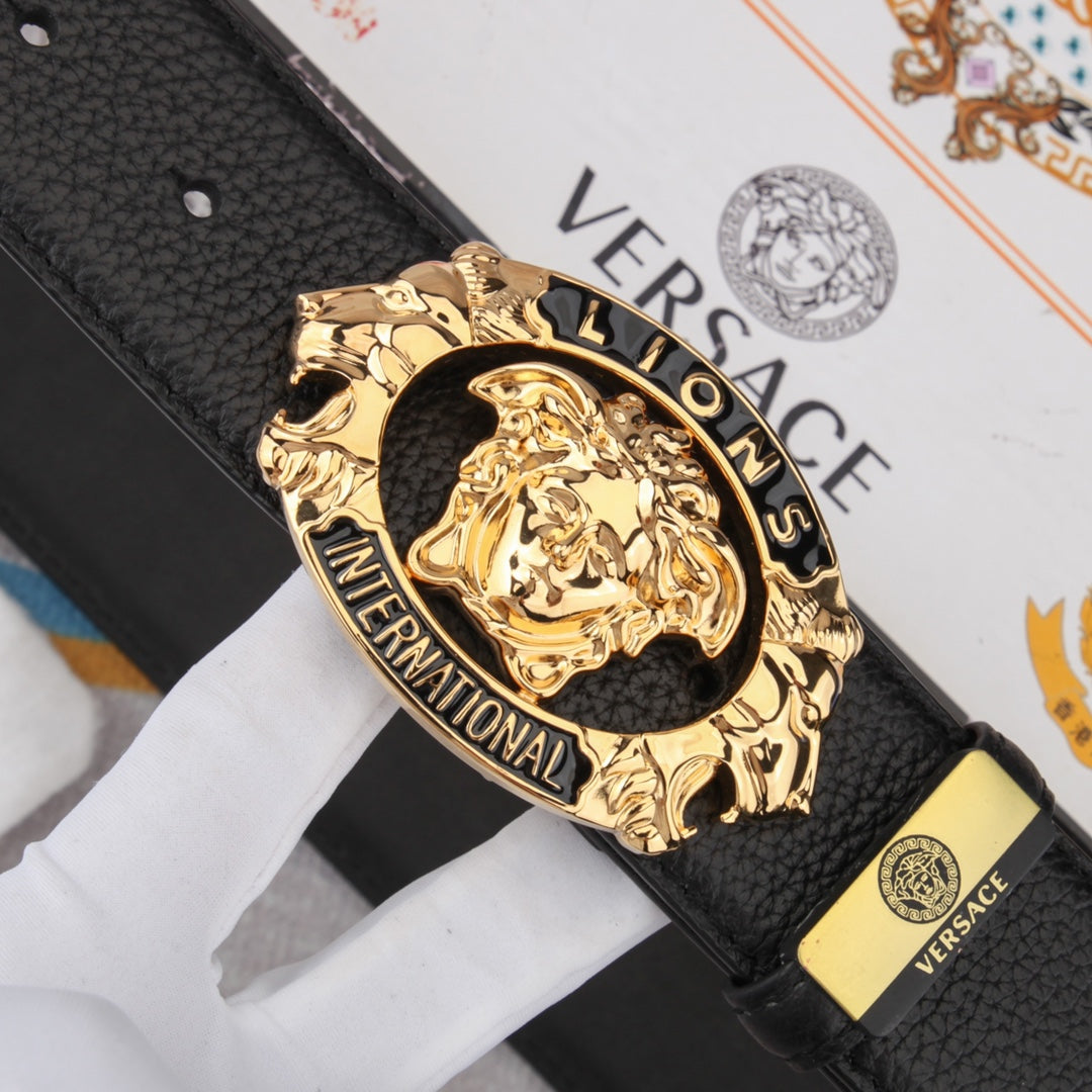 Versace 💕Head layer cowhide belt-P160