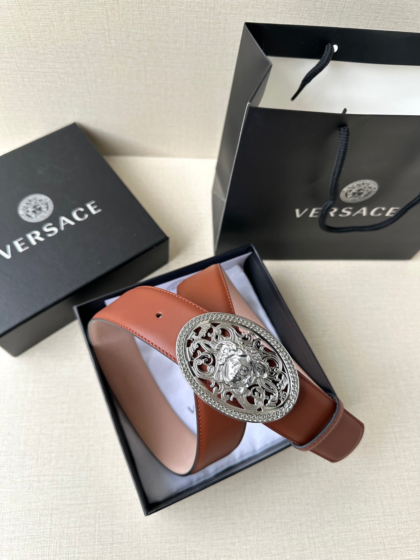 Versace Medusa Belt P190