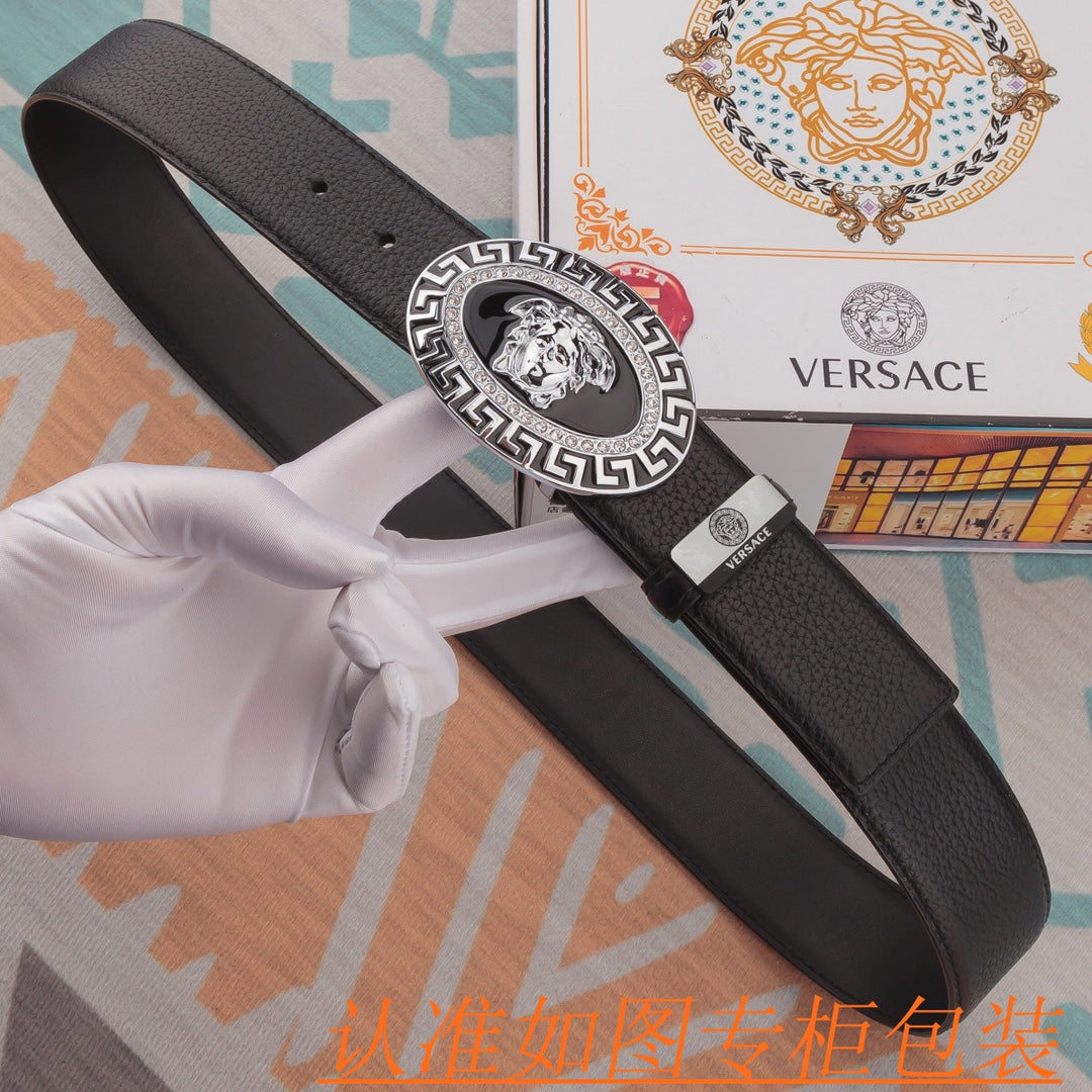 Versace 💕 Original single cowhide belt · P160