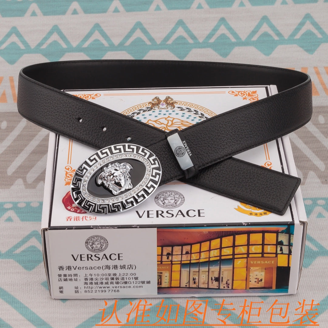 Versace 💕 Original single cowhide belt · P160