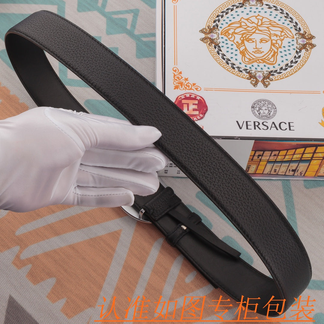 Versace 💕 Original single cowhide belt · P160