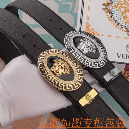 Versace 💕 Original single cowhide belt · P160