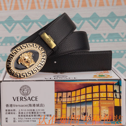 Versace 💕 Original single cowhide belt · P160