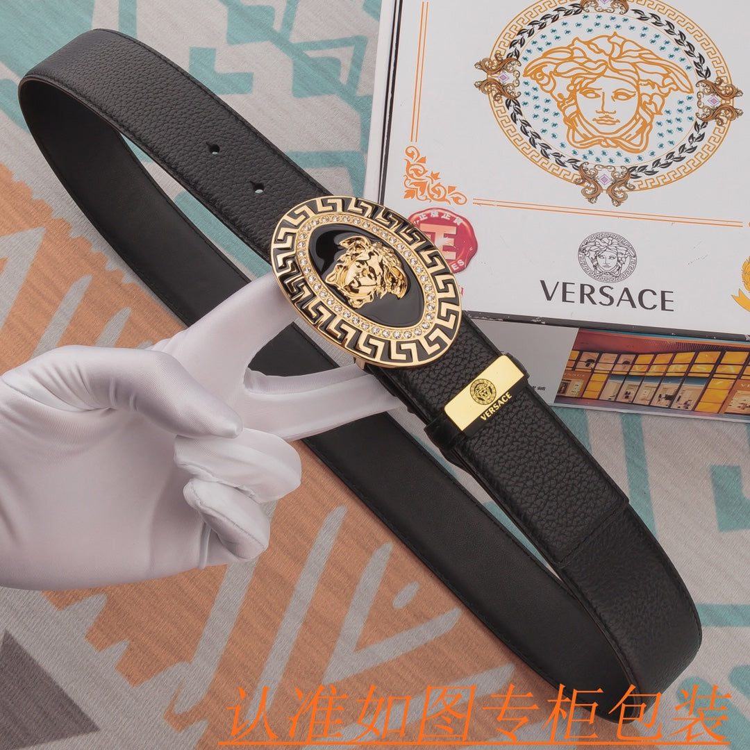 Versace 💕 Original single cowhide belt · P160