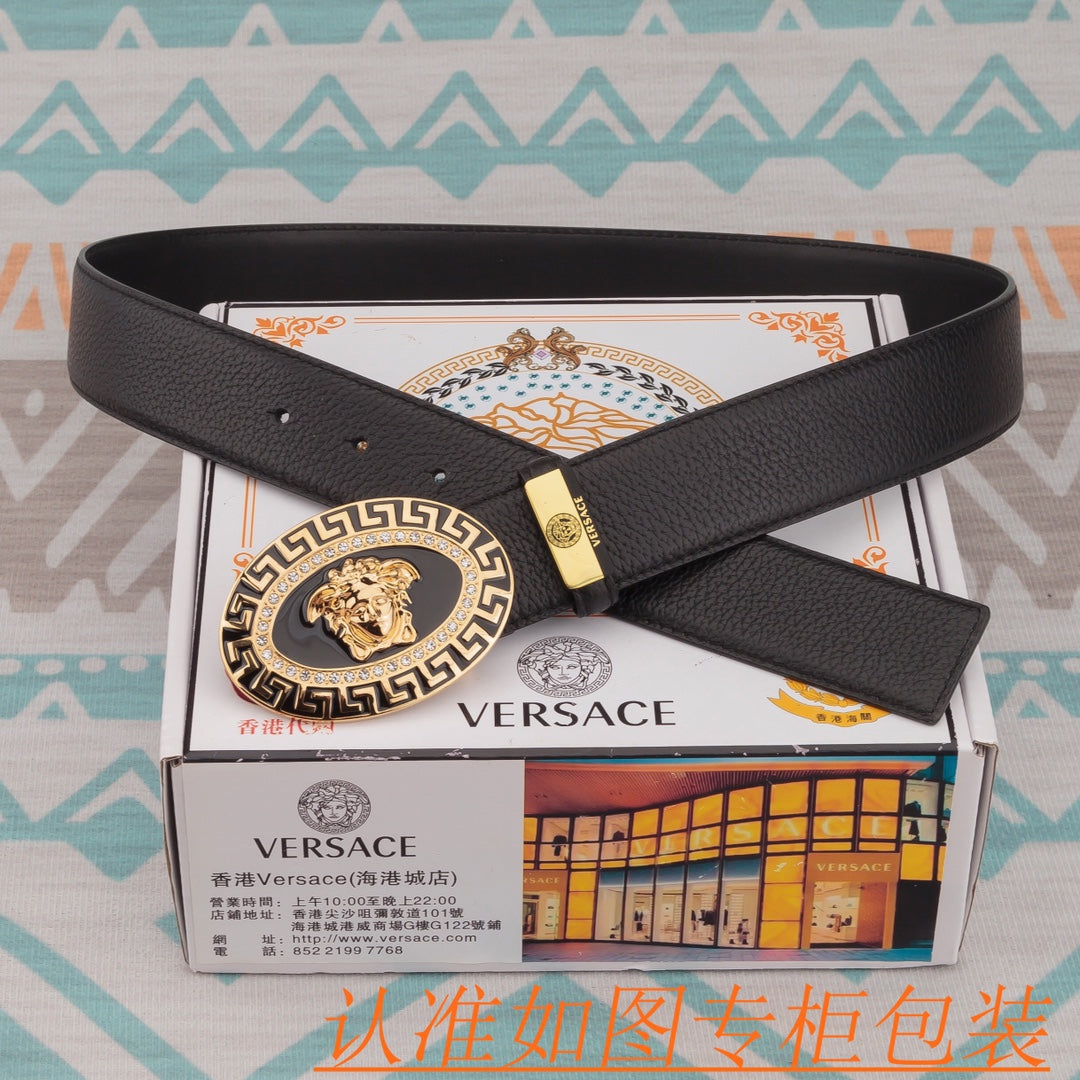 Versace 💕 Original single cowhide belt · P160