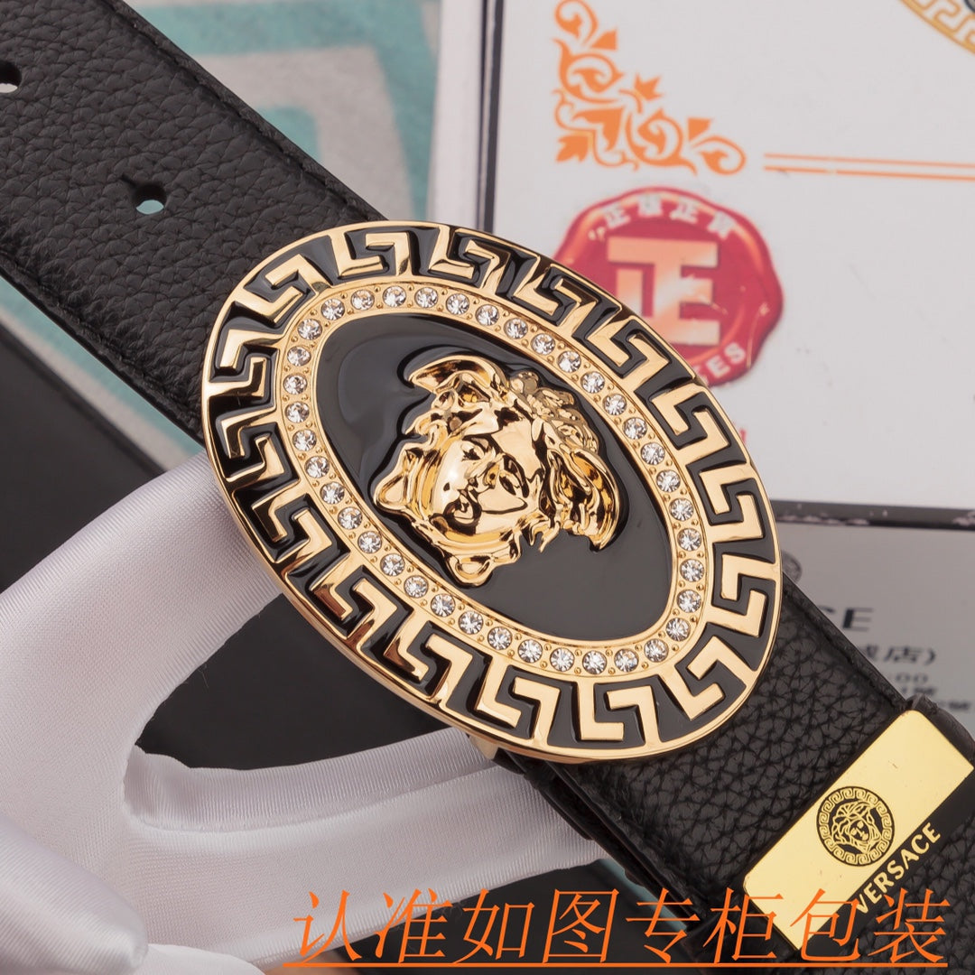 Versace 💕 Original single cowhide belt · P160