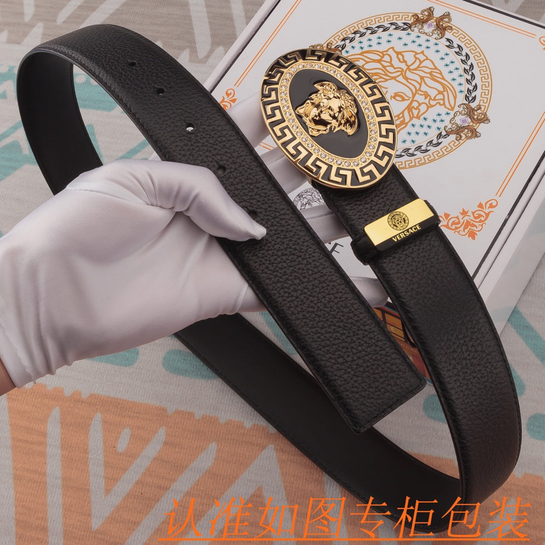 Versace 💕 Original single cowhide belt · P160