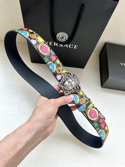 VERSACE Medusa leather fabric P170