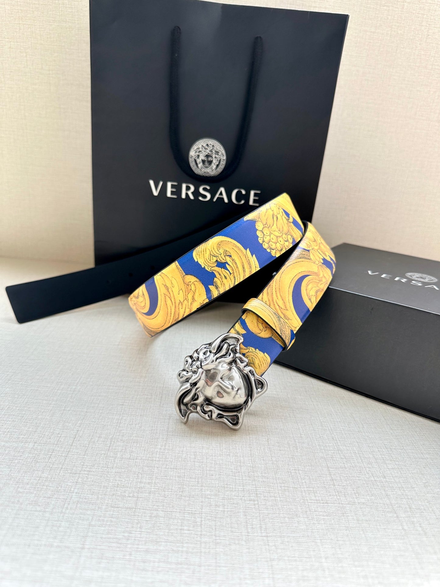 VERSACE Medusa leather fabric P170