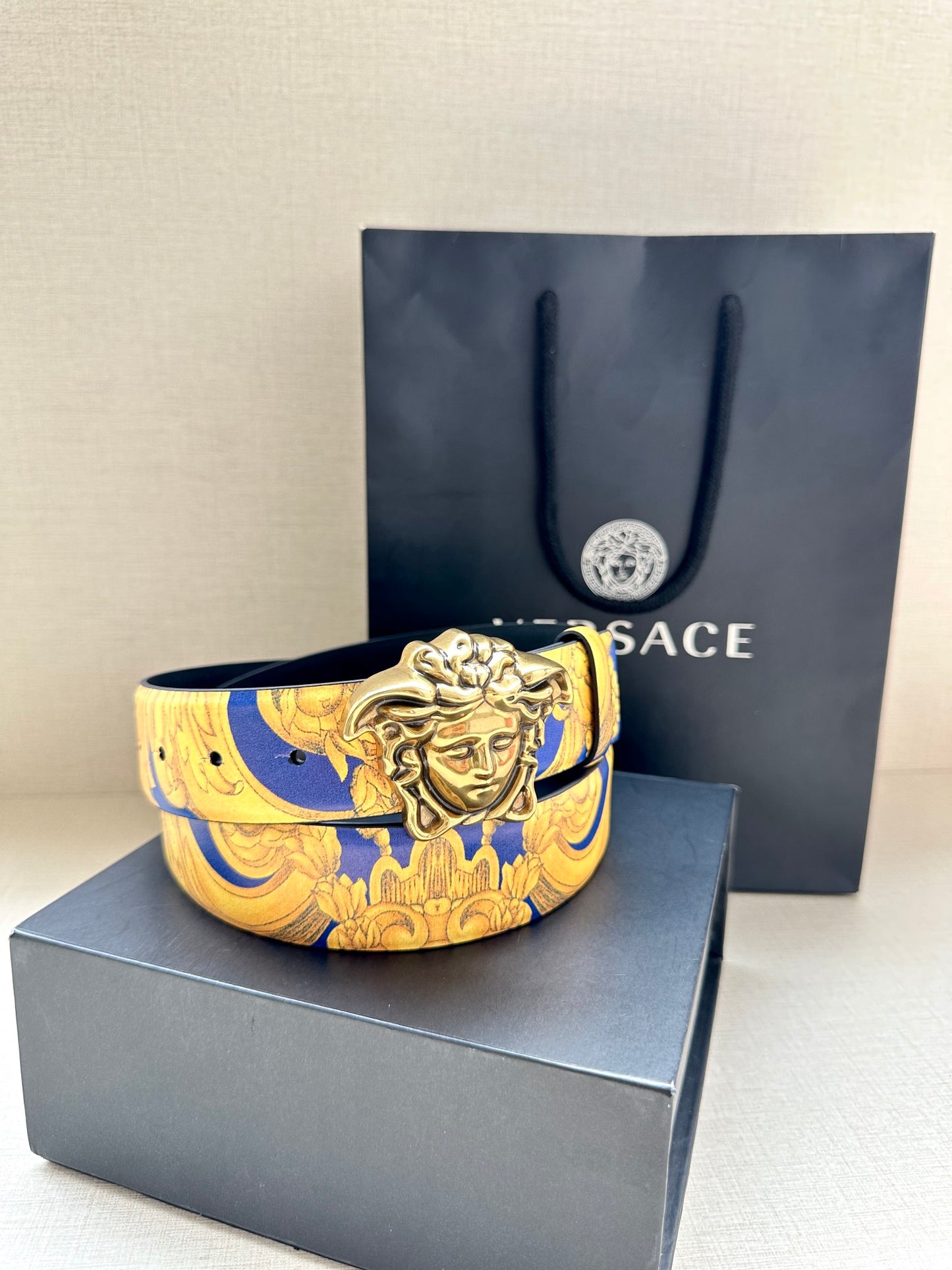 VERSACE Medusa leather fabric P170