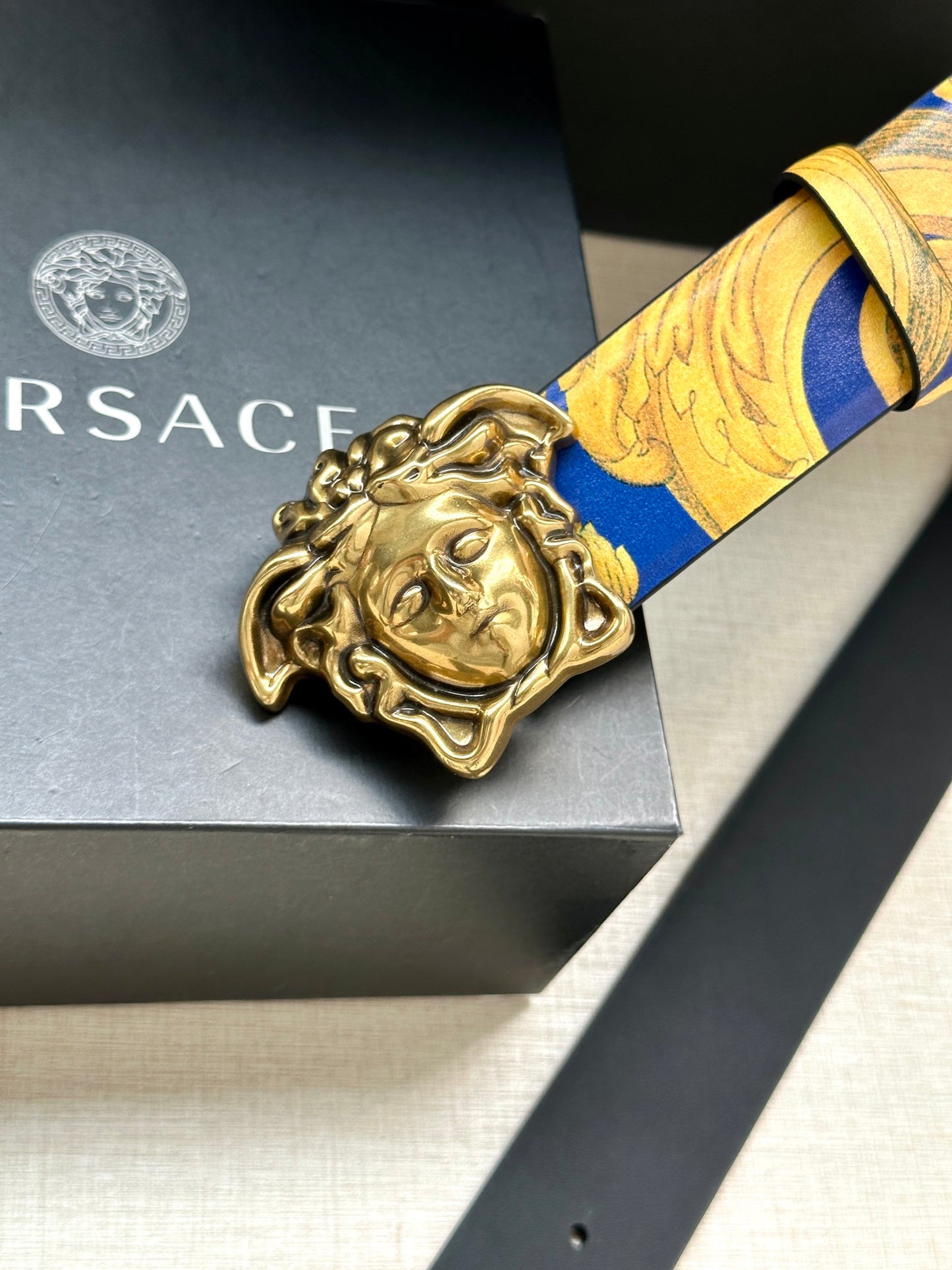 VERSACE Medusa leather fabric P170