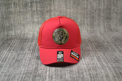 Mesh cap-versace