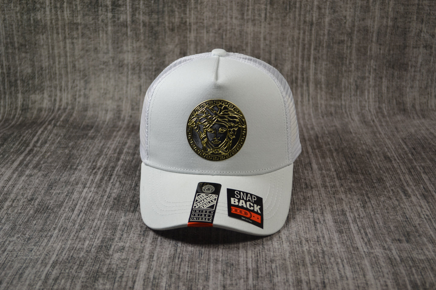 Mesh cap-versace