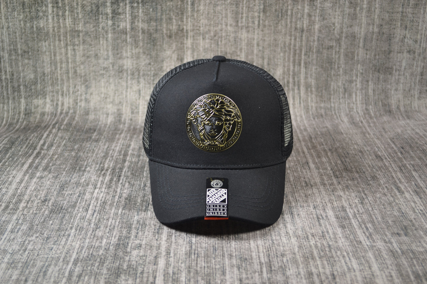 Mesh cap-versace