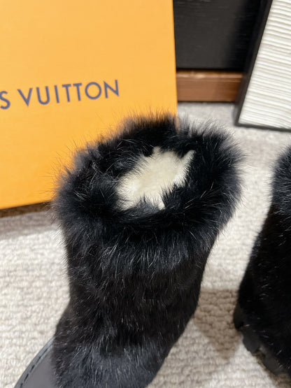 2024 Autumn/Winter New mink fur boots